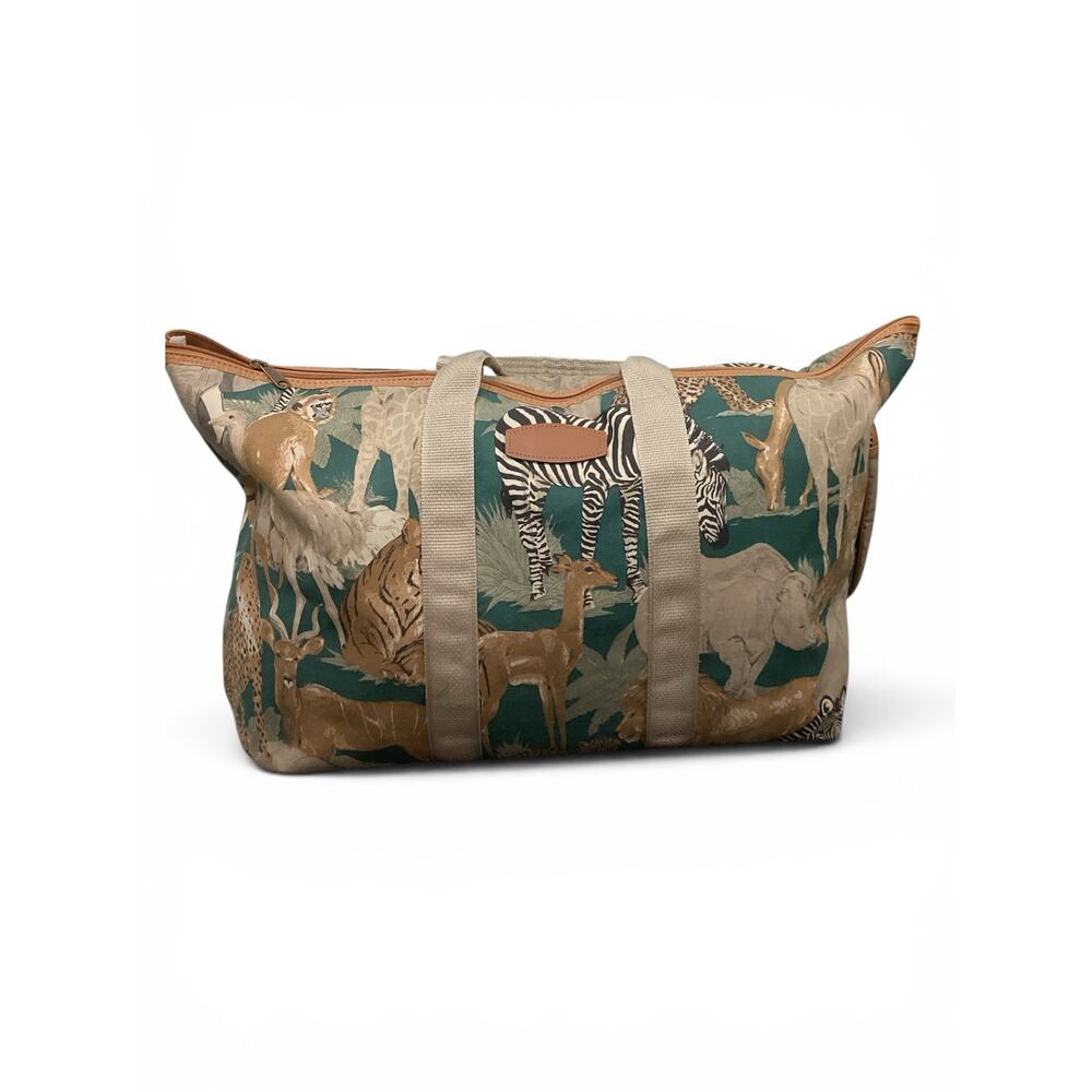Vintage Herz 2 Piece Travel Dufflebag